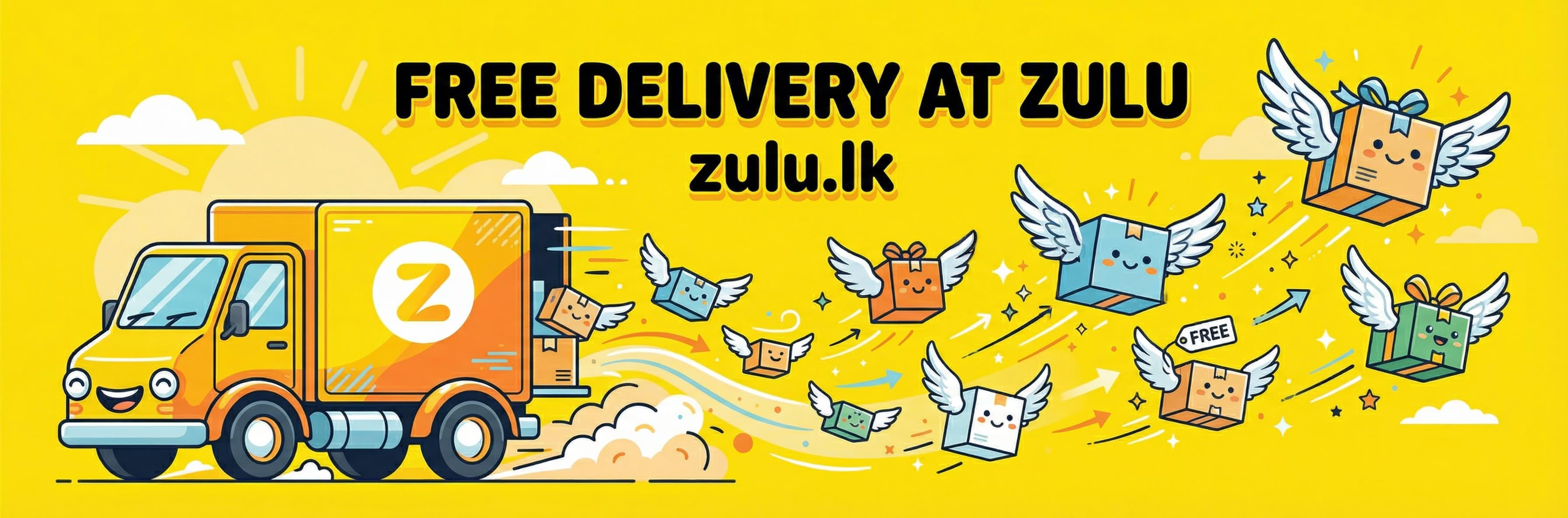 Free Delivery at ZULU