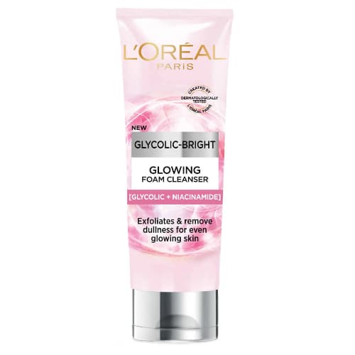 Loreal Glycolic Bright Glowing Daily Cleanser Foam 100ml image